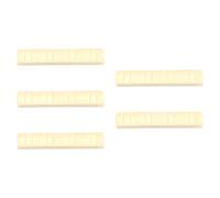 CLISPEED Accessoires Guitare Classique 5pcs Sillet de Mandoline en Plastique Beige, Léger et Simple, pour Mandoline 8 Cordes, Facile à Transporter