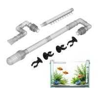 CLISPEED Accessoires pour Filtre Aquarium Tube D'arrivée d'eau 12mm en Abs, Conception Flexible et Installation Facile pour Aquarium et Tuyau 3/8 Pouces