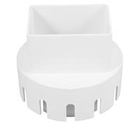 CLISPEED Adaptateur Plastique pour Tuyau de Pluie Connecteur de Gouttière Étanche Raccord pour Tuyau Dévacuation Installation Facile et Flexible