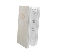 CLISPEED Agenda Cuir Synthétique Planificateur Quotidien Portable Résistant pour Organisation de Tâches Calepin pour Voyageurs et Bureau