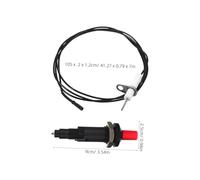 CLISPEED Allumeur Piézo Professionnel Portable pour Barbecue et Cuisinière Gaz Kit avec Aiguille Dallumage Remplacement Facile et Compact pour Brûleur Barbecue Gaz
