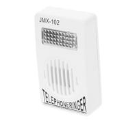CLISPEED Amplificateur de Sonnerie Téléphone Fixe Blanc Compatible avec Divers Systèmes Sonnerie Amplifiée Forte pour Malentendants Installation Facile Design Moderne pour Maison et Bureau