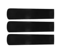 CLISPEED Anches en Résine Accessoires de Réparation pour Saxophone Alto 3pcs Noir en Abs, Améliore la Qualité du Son, pour Débutants et Polyvalent