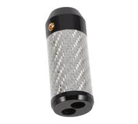 CLISPEED Audio Cable Splitter Ring Carbon Fiber Speaker Cord Adapter for Multi-Speaker Setup Home Theater Outdoor Events Portable Lightweight