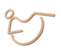 CLISPEED Autocollant Toilettes Accessibles pour Personnes Handicapées Panneau Signalétique en Acrylique Doré Symbole Porte Wc Signalisation Handicap Autocollant Résistant et