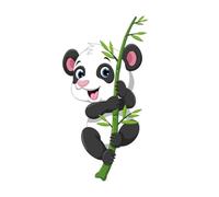 CLISPEED Autocollants Panda Murales Pvc Pour Décoration Chambre Garçon Fille Autocollants Stickers Muraux Panda Garçon Fille