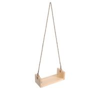 CLISPEED Balançoire en Bois Beige pour Nourrisson Siège Confortable et Sécurisé pour Séance Photo Bébé Accessoire Photo Ergonomique et Robuste Décoration de Mobilier pour -Né
