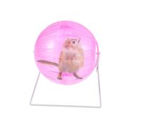 CLISPEED Balle De Course pour Hamster Multifonction Boule d'exercice Interactive pour Petits Animaux De Compagnie en Plastique Et Métal