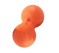 CLISPEED Balle de Massage de Cacahuète Orange, Double Mobilité, Epp Élastique, Massage des Tissus Profonds, Auto-masseur pour Relaxation Musculaire, Sport et Bien-