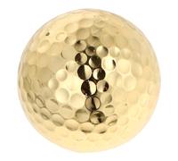 CLISPEED Balles de Golf D'entraînement Double Couche, Or, Technique | Caoutchouc Synthétique, Pratique Sportive, Améliore Contrôle et Putting, pour Swing et Gestes Précis