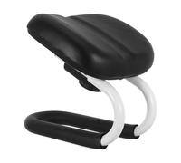 CLISPEED Banc de Contemplation Ergonomique Réglable Noir avec Coussin Antidérapant, Tabouret Pliable pour Prière et Yoga, Siège de Sol Confortable pour Posture Corrigée en Pleine