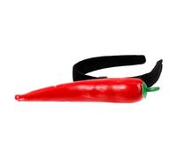 CLISPEED Bandeau Cheveux Femme Accessoire Piment Rouge Confortable pour Fête Cosplay et Soins du Visage