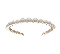 CLISPEED Bandeau de Mariage pour Femme Élégant Bandeau Perles Accessoire de Coiffure pour Banquet ou Rendez-