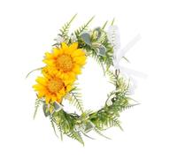 CLISPEED Bandeau Floral Couronne de Fleurs pour Mariage Accessoire Élégant pour Filles et Femmes Tête à Fleurs Naturelles pour Événements Spéciaux et Tenues