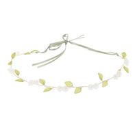 CLISPEED Bandeau Mariage Coiffe de Fleurs de Muguet Vert, Accessoires pour Cheveux de Mariage en Cristal, Élégant et Facile à Porter pour Mariée et Demoiselle D'honneur