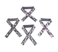 CLISPEED Bandeaux Hachimaki pour Garçon et Filles Karaté 4 Pièces Taille 50-53 Cm en Tissu Léger Japonerie pour Arts Martiaux Garçons Pratique Confortable et Solide