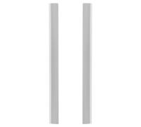 CLISPEED Bandes de Pression pour Pelle à Poussière en Caoutchouc 2Pcs 28Cm Bords Lisses Protection Rayures pour Sols Carrelés et Planchers en Bois