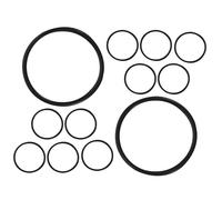 CLISPEED Bandes Élastiques pour Support de Microphone à Condensateur Lot de 12 en Caoutchouc Noir Anti-vibration Fixation Solide pour Performances Vocales et Enregistrement Audio