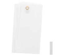 CLISPEED Bannière Blanche Vierge Résistant Personnalisable pour Décoration Intérieure et Extérieure pour Fête Remise de Diplômes et Événements Professionnels