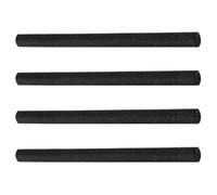 CLISPEED Barre D'électrode en Graphite Noir 6mm Haute Conductivité Solide pour Expériences Électriques en Laboratoire 4 Pièces Cylindrique