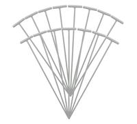 CLISPEED Barres de Porte en Fer pour Pigeons 25 Pièces, Barres Métalliques D'entrée Robustes, Dimensions Standard, Accessoires pour Cages à Oiseaux, Usage Intérieur et Extérieur, Adaptées