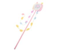 CLISPEED Bâton de Jeu pour Chat Peluche Longue Interactif pour Chatons Intérieur Couleurs Macaron Kit de Jouets pour Chats Active et Amusante