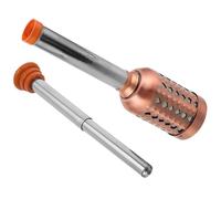 CLISPEED Bâtonnet De Moxibustion Jumbo En Laiton Bille Roulante, Appareil De Moxa Biologique Portable, Utilisation Multifonctionnelle Pour Massage Corps Et Acupuncture, Maison Et Voyage