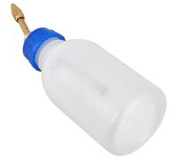 CLISPEED Bidon à Huile Plastique 125 Ml avec Bec Verseur en Cuivre Anti-goutte, Graisseur Manuel Transparent Résistant aux Chocs pour Machine à Coudre et Entretien Automobile Réutilisable