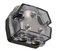 CLISPEED Bloc de Distribution Audio Automatique Boîtier de Jonction Électrique en Alliage Porte-fusible Solide Garantissant une Expérience Audio Claire et Stable pour Voiture