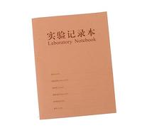 CLISPEED Bloc Notes de Laboratoire Papier Kraft Cahier Expérimentation Rapport pour Chimie et pour Prise de Notes Professionnelles
