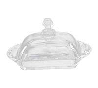 CLISPEED Boîte à Beurre Transparente avec Couvercle Hermétique Récipient de Conservation pour Beurre et Fromage Boîte de Rangement Cuisine Pratique et Sûre
