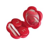 CLISPEED Boîte à Lentilles de Contact Portable Mate Étui de Rangement Étanche Compact pour Stockage Sécurisé Lentilles Cosmétiques Voyage Usage Quotidien