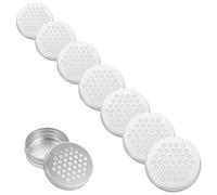 CLISPEED Boîte à Parfum en Aluminium 60Ml Lot de 10 Diffuseurs Décoratifs pour Chiens Récipients Couvercle Parfum et Désodorisant Maison