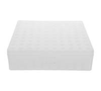 CLISPEED Boîte de Nettoyage 100 Compartiments Individuels en Plastique 2ml et Trous de Drainage Rapide pour Flacons D'échantillonnage pour Laboratoire