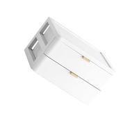 CLISPEED Boîte de Rangement Multicouche Organisateur de Tiroir Pratique en Plastique Pp Blanc Tiroirs pour Cosmétiques et Accessoires Maison Bureau