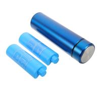 CLISPEED Boîte de Refroidissement pour Insuline Portable Trois Compartiments Indépendants avec Contrôle Précis Température, Acier Inoxydable Voyage en Extérieur