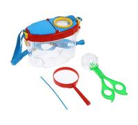 CLISPEED Boîte D'observation pour Garçon et Filles Loupe, Cage D'insectes Transparente, Kit D'exploration Scientifique Portable, pour Activités Plein Air, Collection et Couleur