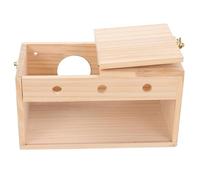 CLISPEED Boîte Nid Oiseaux Résistante pour Perruches et Perroquets Maison Oiseau Décorative Suspendue pour Élevage Naturel Accessoire Cage Perruche Transparent Moyen avec Ouverture Droite