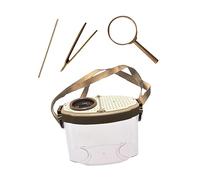 CLISPEED Boîte Observation Insectes avec Loupe Kit Éducatif Exploration Naturelle pour Garçon Fille Extérieur pour Observer et Insectes Apprentissage Scientifique
