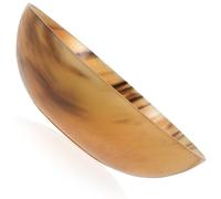 CLISPEED Bol Multifonctionnel en Corne de Bœuf Naturel Petit Format Vert, Bol à Sauce pour Maison, Vaisselle Créative pour Assaisonnement et Décoration de Table, Usage Quotidien et Repas