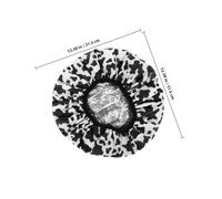 CLISPEED Bonnet de Soin Capillaire Auto-Chauffant en Feuille D’Aluminium Imperméable Double Couche Élastique pour Cheveux Longs Bonnet de Bain Réutilisable et Léger Spa et Voyage