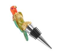 CLISPEED Bouchon de Bouteille de Vin avec Design Unique de Perroquet pour Préserver la en Alliage de Zinc et Céramique Joint Étanche Accessoire Décoratif Bouteilles