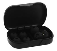 CLISPEED Bouchons D'oreilles Isolants en Silicone Doux Noir, Confortables et Étanches, Forme Incurvée pour Dormeurs Latéraux, le Bruit des Trains à Grosse Vitesse Ronflement