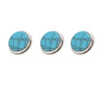 CLISPEED Boucles de Bouton Accessoires Remplaçables et Pratiques Lot de 3 en Cuivre Bleu pour Trompette pour Instrument de Musique