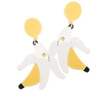 CLISPEED Boucles Oreilles Banane Pendantes Pour Femmes Étranges Bijoux Fruits Cadeaux