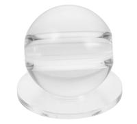 CLISPEED Boule D'entraînement de Billard Transparente en Acrylique pour Correction de L'action Queue, Précision et Contrôle de Puissance, pour Joueurs Débutants et Professionnels