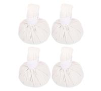 CLISPEED Boules de Massage Aromathérapie Thaï 4 Pièces Sachets d'Herbes Traditionnelles Compresses Chaudes pour Détente Musculaire et Soin Spa