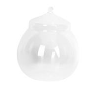 CLISPEED Bouteille en Verre Micro Paysage 15 Cm avec Couvercle, Écopots Transparents pour Terrarium Intérieur, Décoration Bureau Maison DIY, Contenant Écologique Robuste Compact