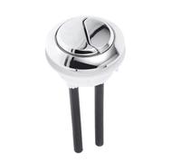 CLISPEED Bouton Chasse Eau Wc Double Poussoir Kit de Remplacement pour Réservoir Toilette Bouton Poussoir Rond Abs Compatible Double Chasse Usage et Hôtelier