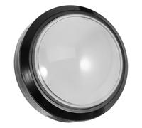 CLISPEED Bouton poussoir de remplacement de jeu d'arcade en plastique robuste, grand bouton lumineux pour jeux de fête et sonneries de compétition